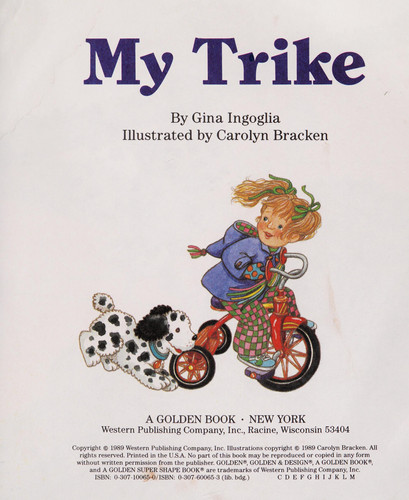 Cover of My Trike Super Shape Book