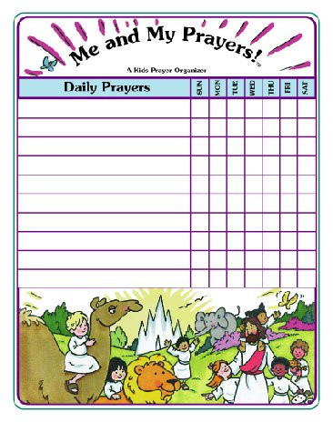 Cover of Me & My Prayers Wipe Off Chart - New Earth