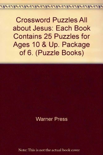 Cover of Crossword Puzzles All About Jesus (Puzzle Books)