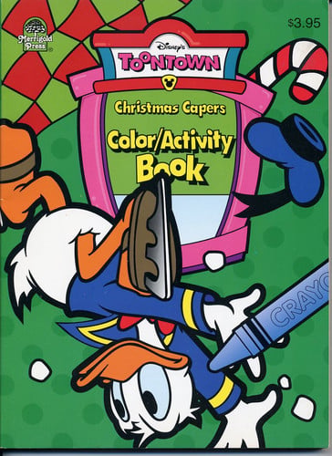 Cover of Disney Toontown Christmas Capers Color/ Activity Book
