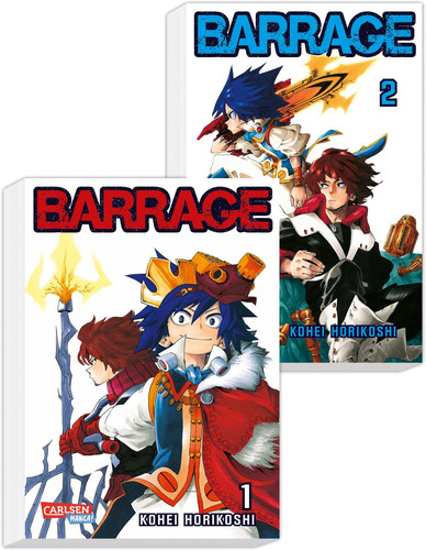 Barrage Komplettpack 1-2 Mini-Serie vom Autor der Superserie My Hero Academia