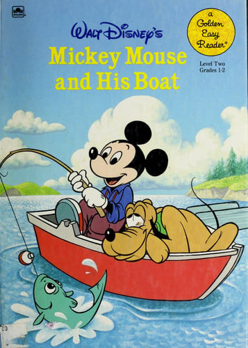 Cover of Walt Disney's Mickey Mouse and his boat