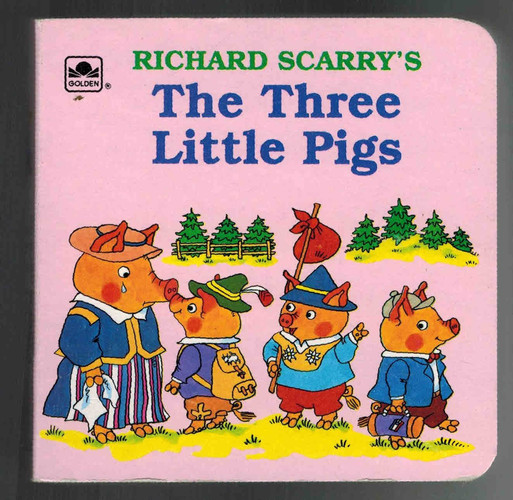Cover of Richard Scarry's The three little pigs.