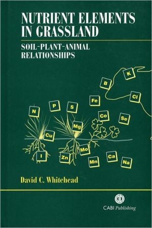 Nutrient Elements in Grassland Soil-plant-animal Relationships