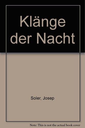 Klänge der Nacht: percussion with 6 players (1. player: vibraphone without Motor, temple blocks, ant. cymbals - 2. player: marimba, Tamtam, Almbells, ... Flexaton, Guiro). Jeu de parties.