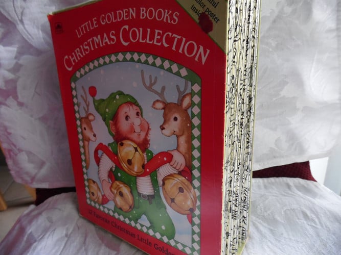 Cover of 12 Favorite Little Golden Books for Christmas/Animals Christmas Eve/Babys Christmas/Biggest Most Beautiful Christmas Tree/Christmas Story/Christmas tr