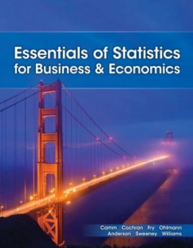 XLSTAT Education Edition for Camm/Cochran/Fry/Ohlmann/Anderson/Sweeney/Williams' Essentials of Statistics for Business & Economics, 2 terms Instant Access