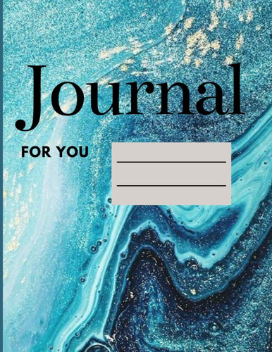 The journal is a beautiful lined notebook