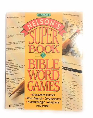 Cover of Nelson's Super Book of Bible Word Games, Book 1