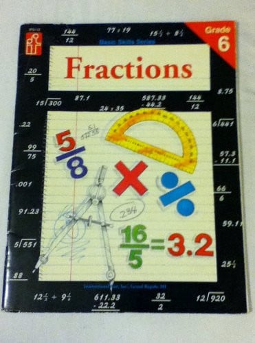 Cover of Fractions, Grade 6