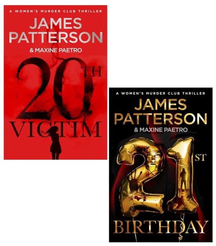 James Patterson Women's Murder Club Series (20 & 21): 2 Books Collection Set (20th Victim, 21st Birthday)
