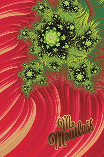 Mc Meatless: Stylish Fractal Art Notebook. Dot Grid. 120 White Pages. 6x9. Soft Cover. Glossy Finish.