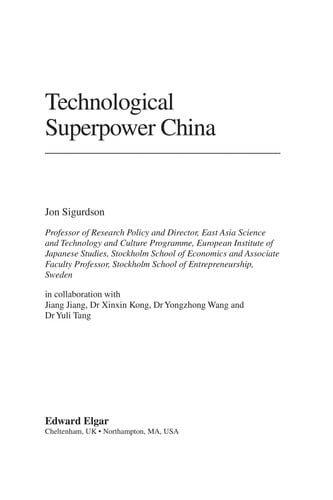 Technological Superpower China