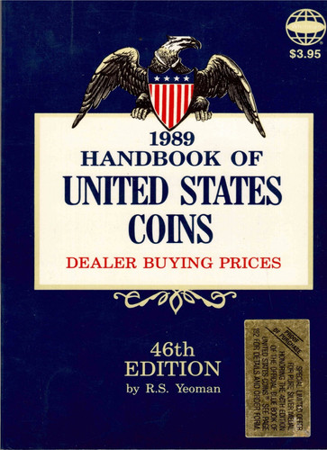 Cover of Handbook of United States Coins-89 Blue 46th Edition (Handbook of United States Coins: The Official Blue Book (Paper))