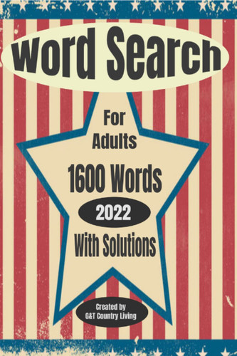1600 Word Search Puzzle Book for Adults with Solutions. Great source of entertainment to Keep your memory sharp!