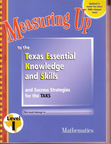 Cover of Measuring Up Texas Mathematics, Level 1 (Level 1)