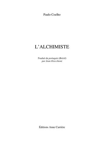 L'Alchimiste